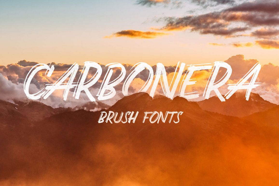 Carbonera Brush Fonts example image 1