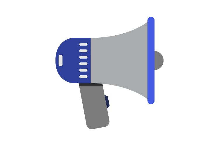 Megaphone icon example image 1