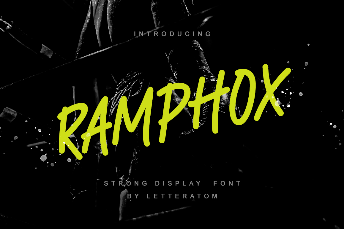 RAMPHOX | Strong Display Font example image 1