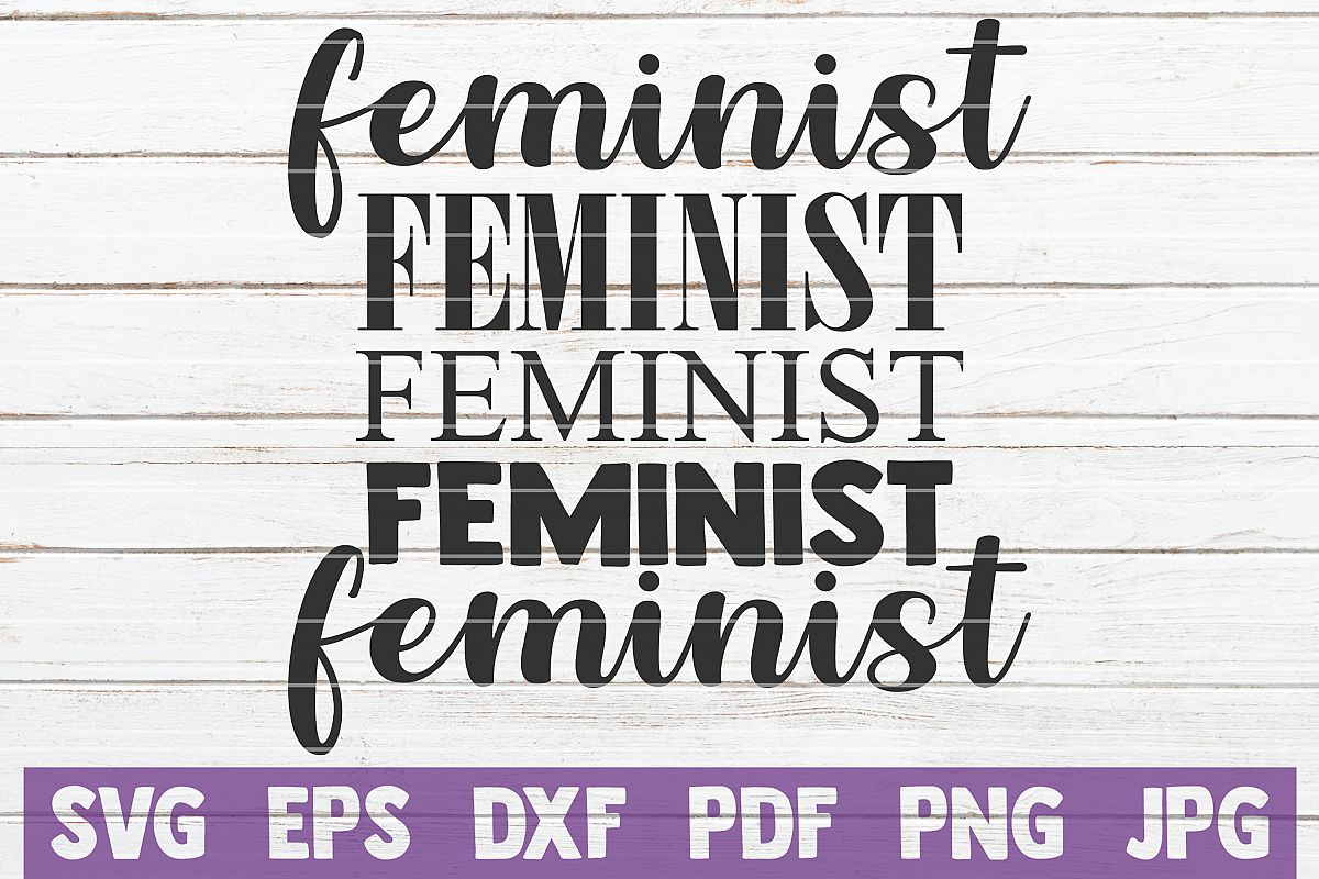 Feminist SVG Cut File example image 1