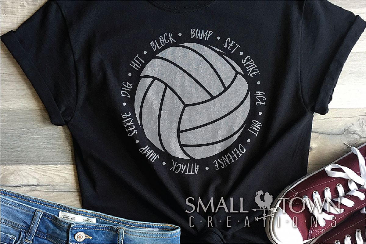 Volleyball, Ball, Sport, Team, Logo, PRINT, CUT & DESIGN example image 1