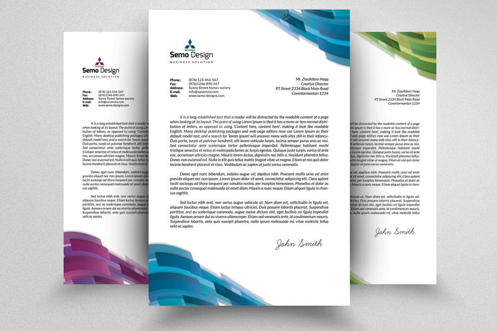 Multi Purpose Business Letterheads example image 1