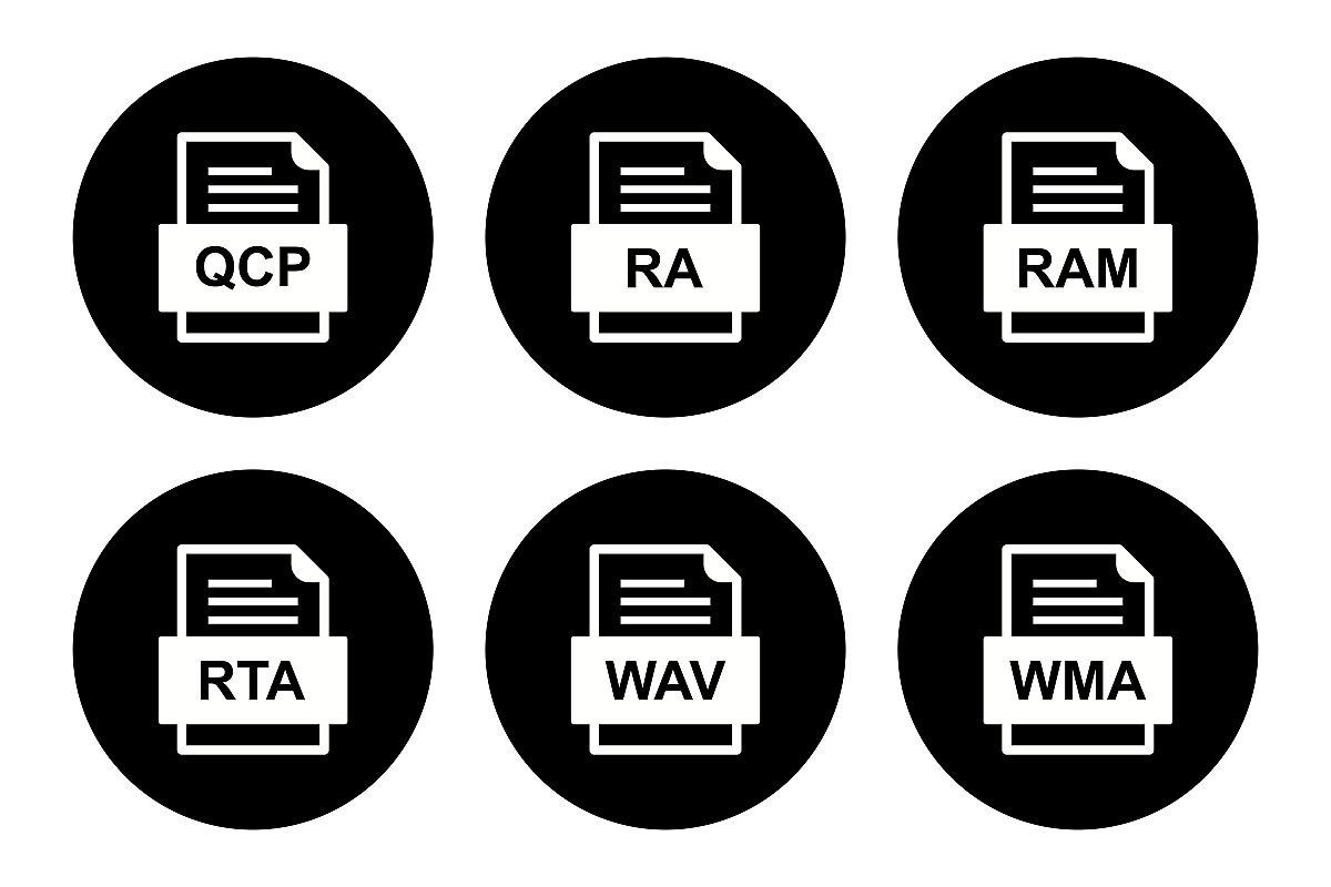 Set Of File Formats Icons example image 1