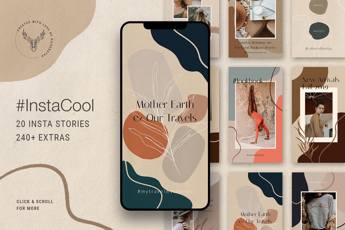 #InstaCool Instagram Story Templates example image 1