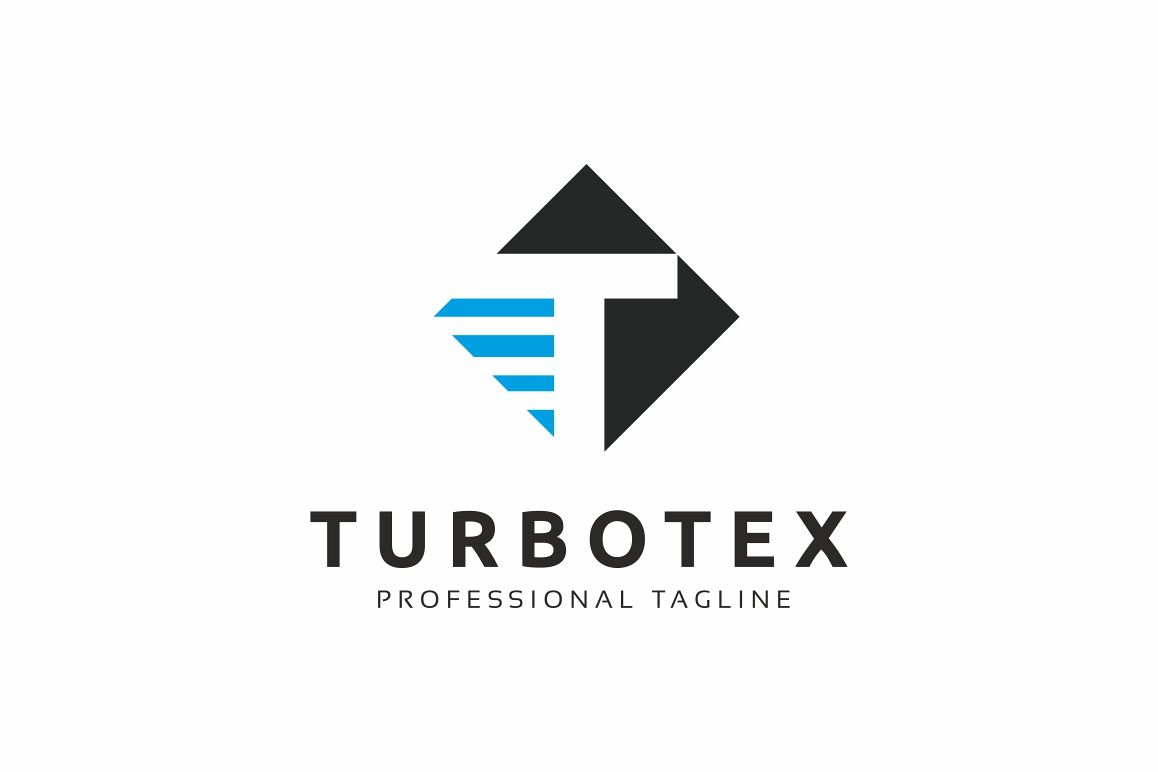 Turbotex T Letter Logo example image 1
