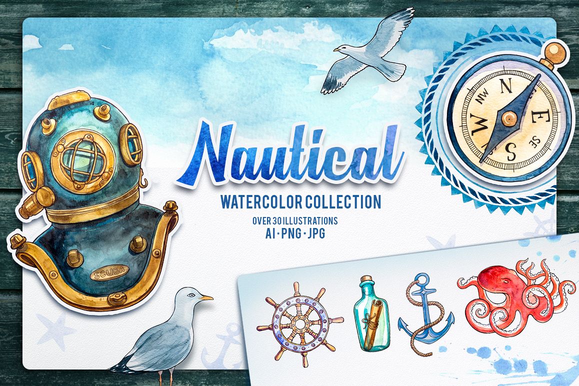 Nautical illustrations example image 1