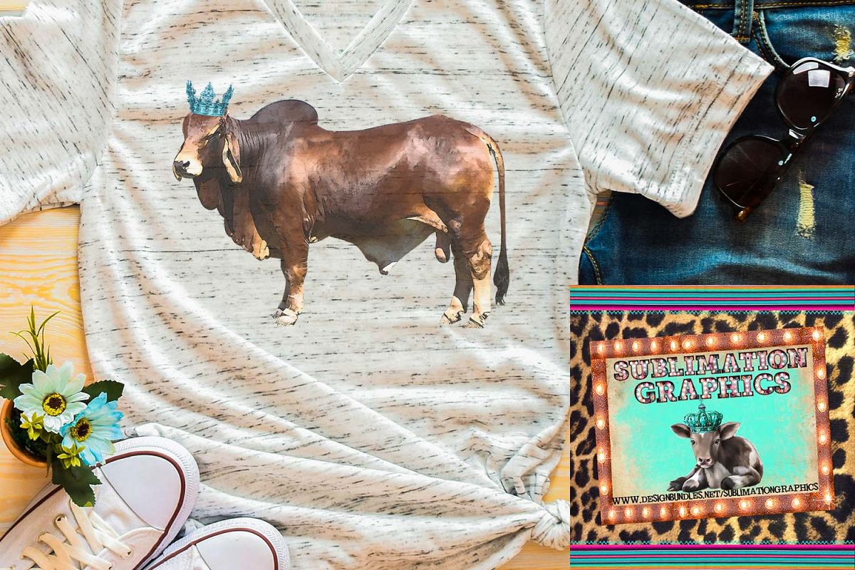 King Brahman Bull Sublimation Download example image 1