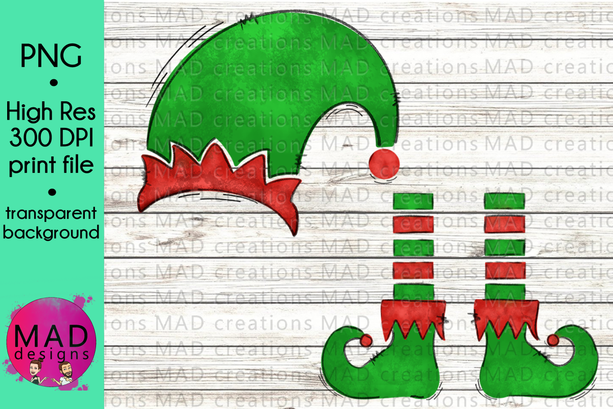 Christmas Elf - Add Your Own Text Template example image 1