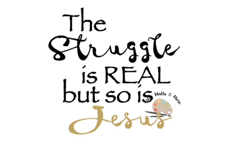 Download The Struggle is REAL but so is Jesus svg, The struggle is ...