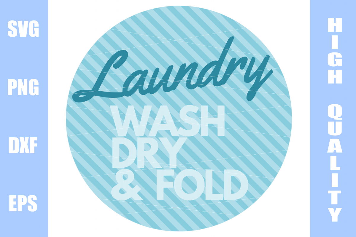 Laundry sign svg file example image 1
