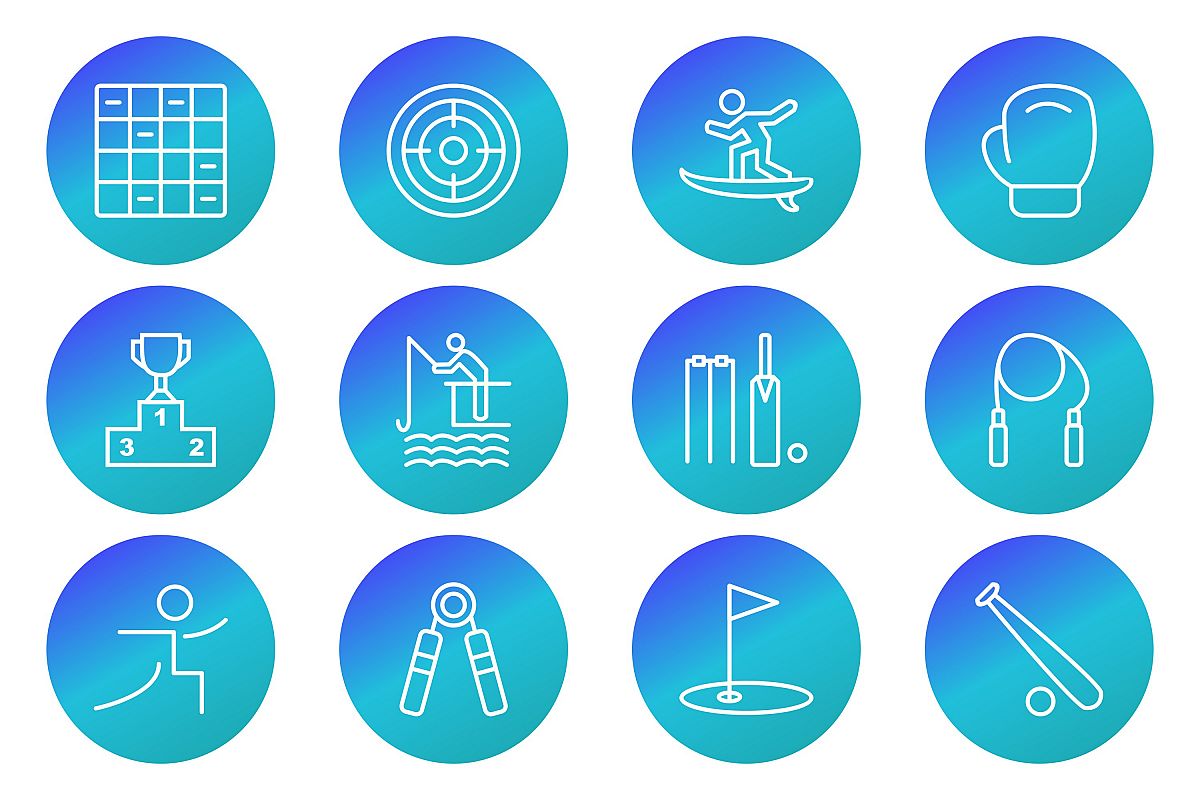 Set Of Sports And Game Icons example image 1