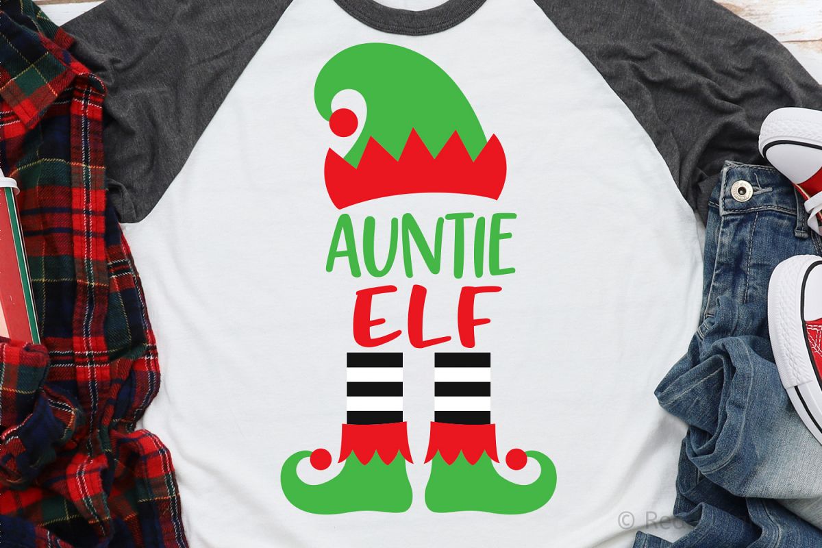 Auntie Elf SVG, DXF, PNG, EPS example image 1
