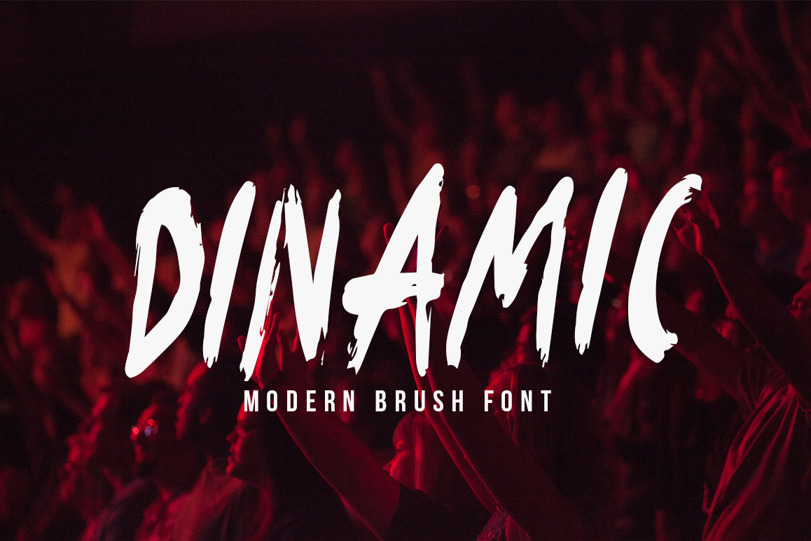 Dinamic Brush Font example image 1