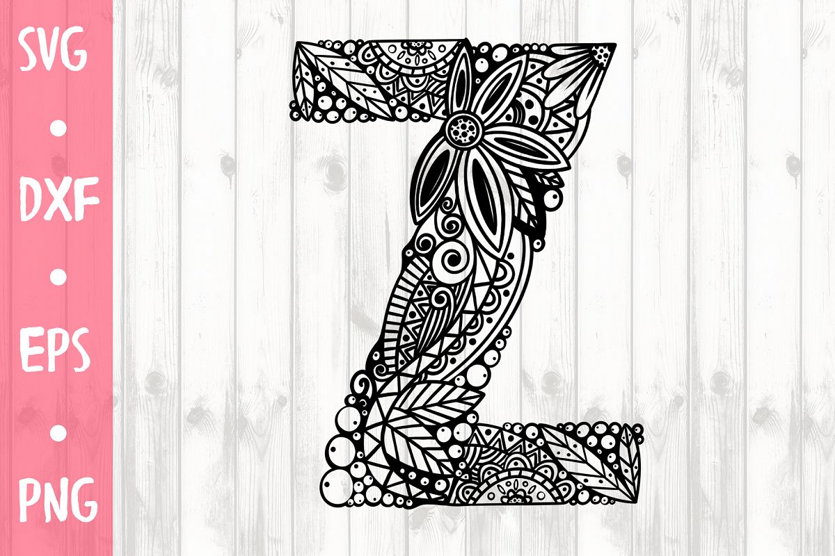 LETTER Z SVG CUT FILE example image 1