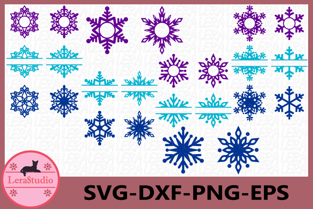 Download Christmas Snowflake Monogram, Frozen Monogram Vinyl Decal