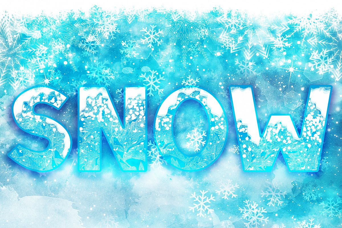 SNOW - Font Family for Christmas! example image 1