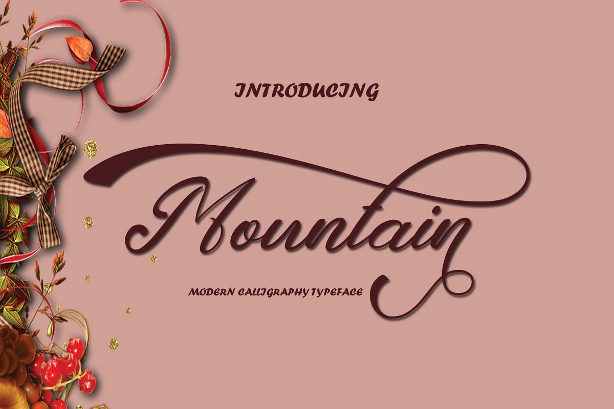 Mountain Script example image 1