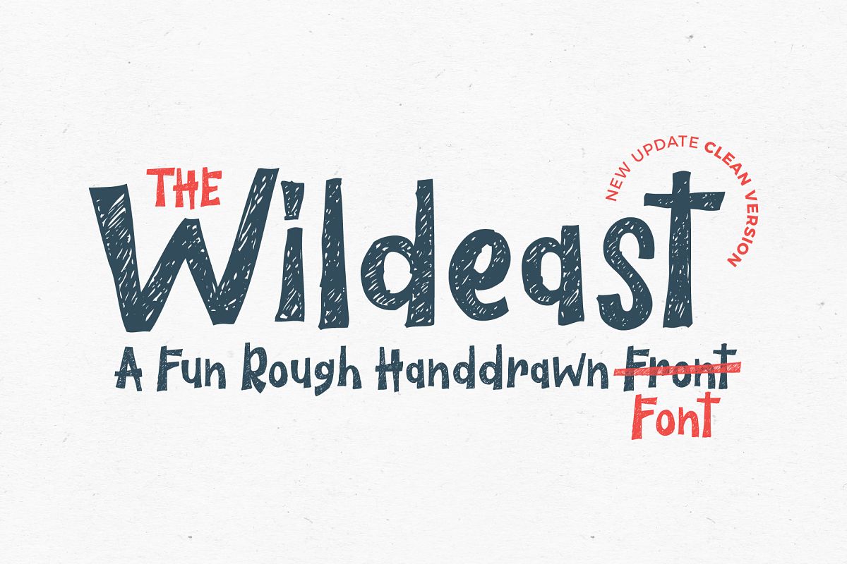 The Wildeast Font example image 1