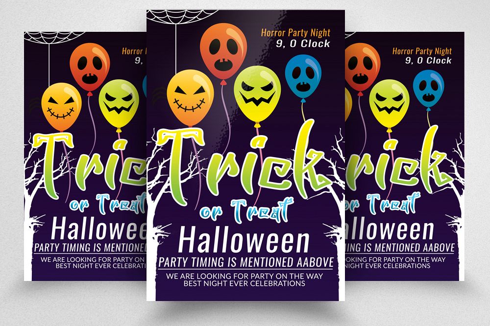Halloween Flyer / Poster Template example image 1