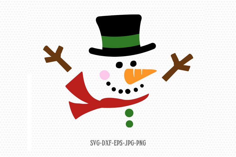 Cute snowman svg, Christmas snowman, let it snow snow ...