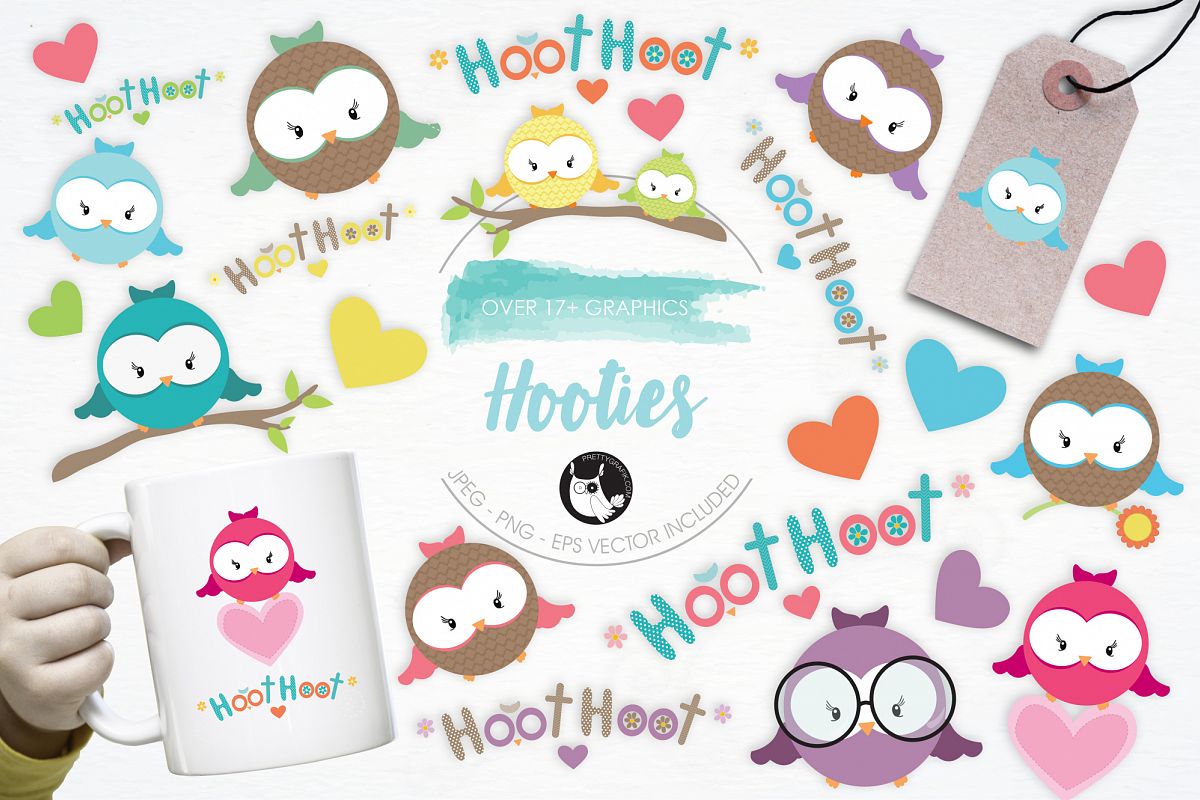 Hooties graphics and illustrations example image 1