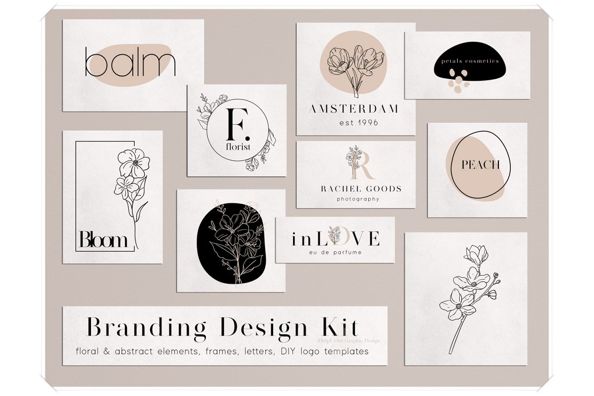 Branding Design Kit - DIY Logo example image 1