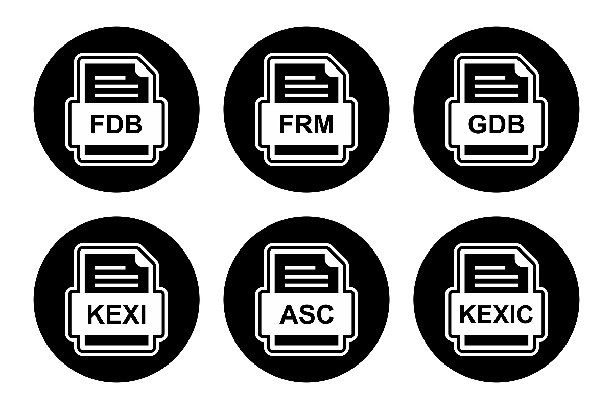 Set Of File Formats Icons example image 1