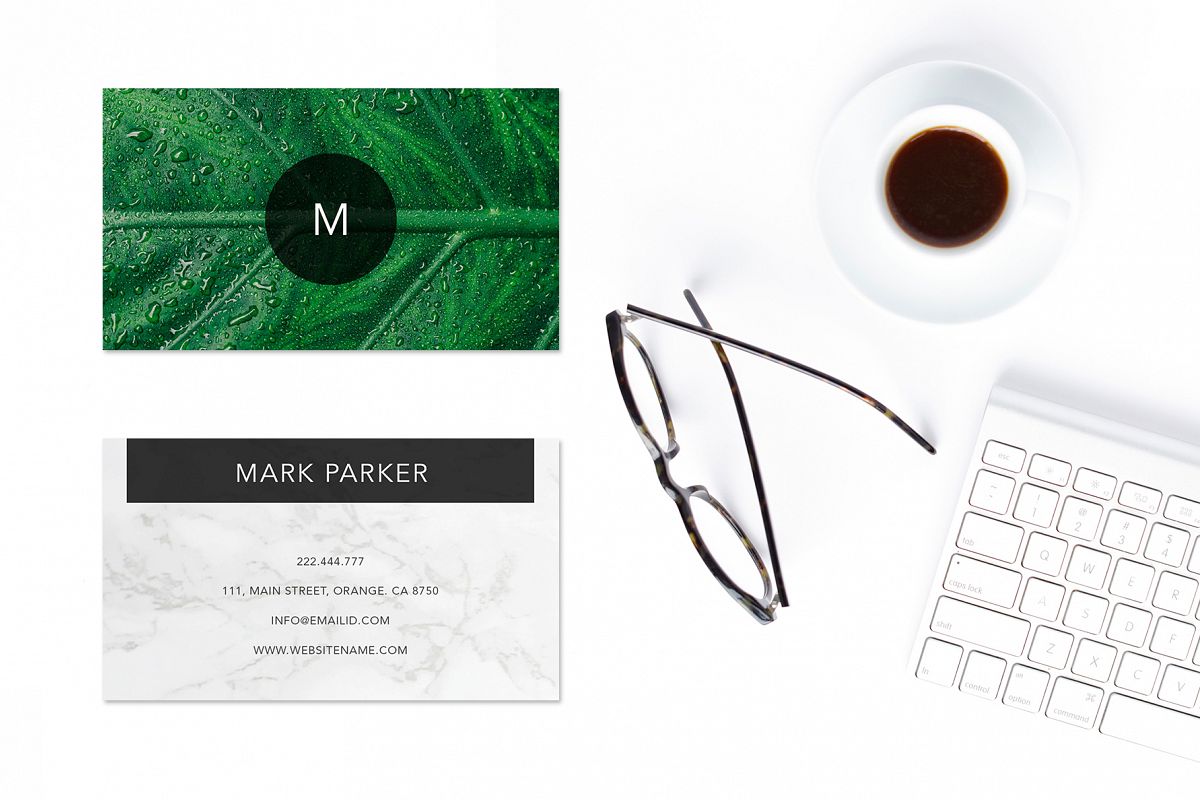 Modern Pattern Texture Beautiful Professional Art Business Card example image 1
