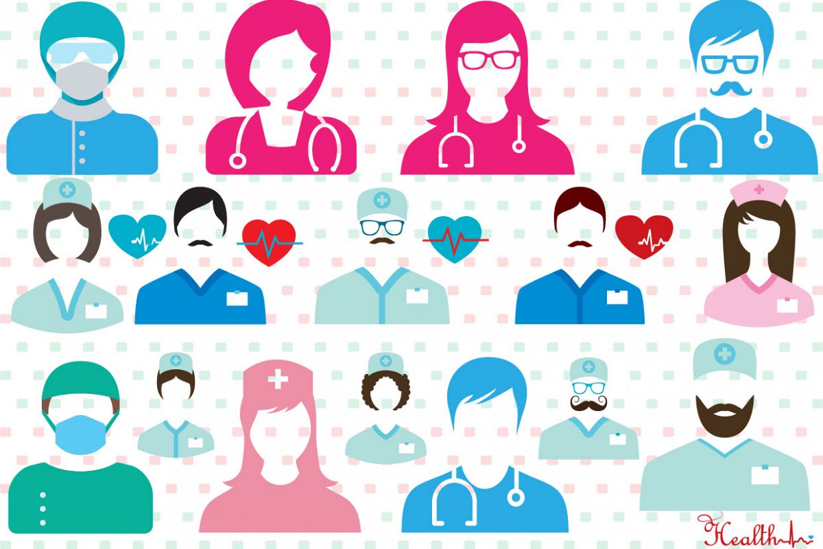Doctor Medic Props SVG Nurse hospital medicine 207S example image 1