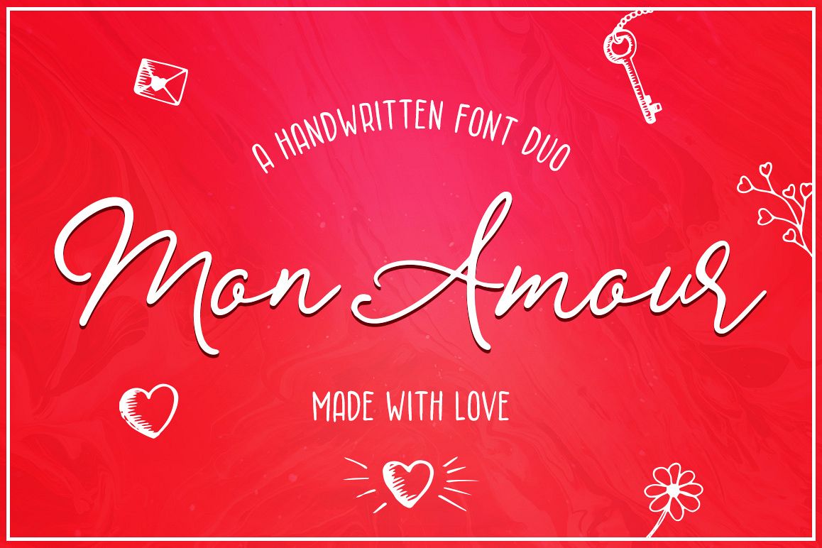 Mon Amour Font Duo example image 1