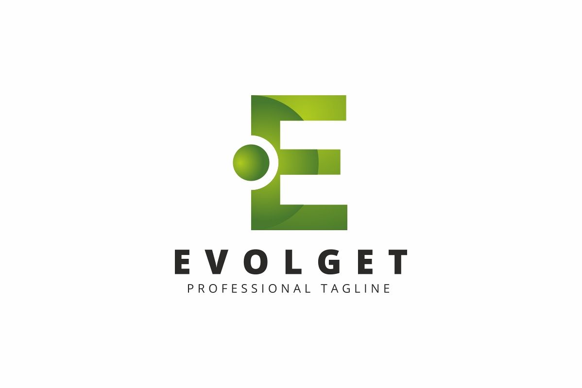 Evolget E Letter Logo example image 1