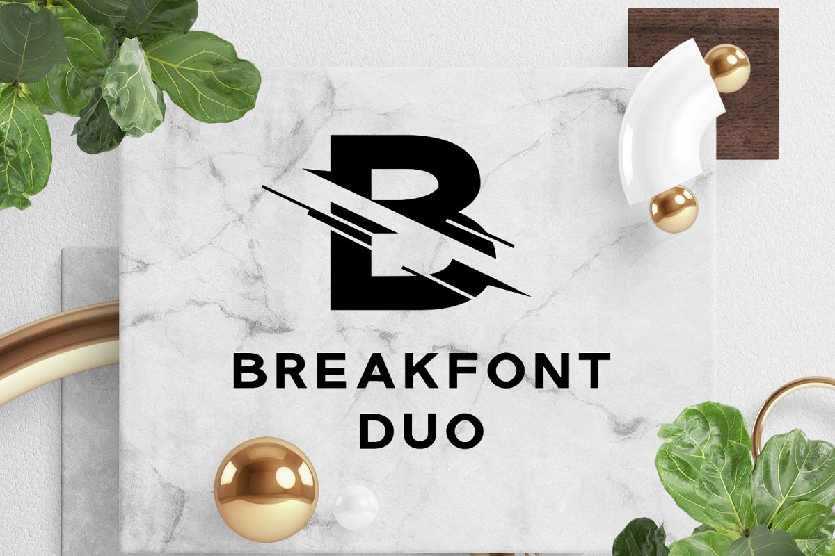 Break Font Duo example image 1