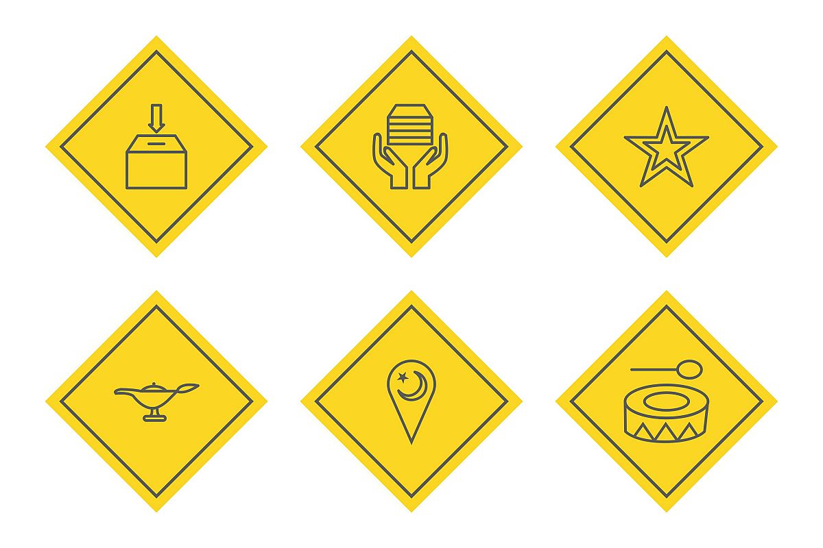 Set Of Ramadan Icons example image 1
