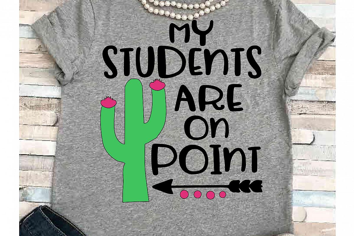 Download Teacher svg SVG DXF JPEG Silhouette Cameo Cricut math svg iron on My students are on point svg ...