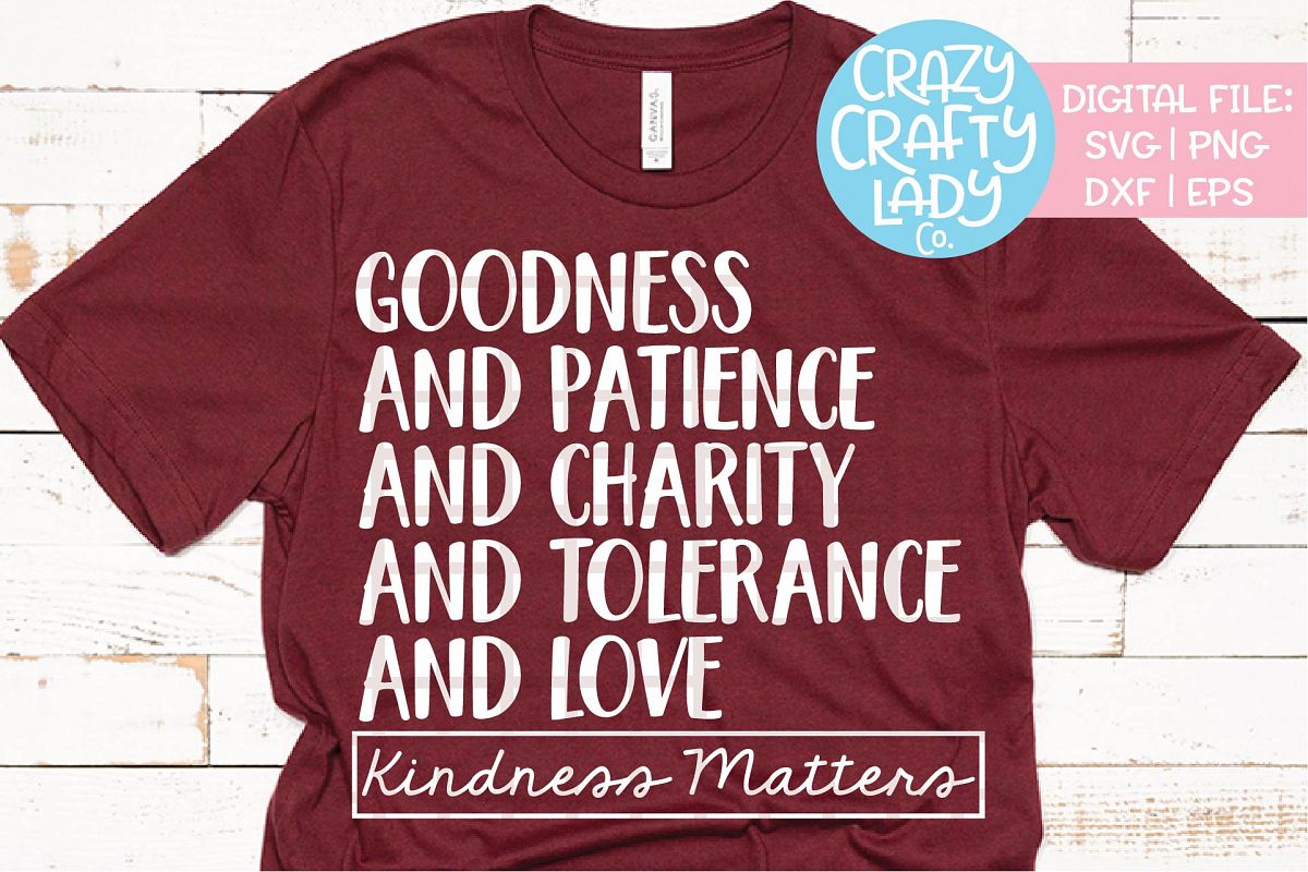 Kindness Matters SVG DXF EPS PNG Cut File example image 1