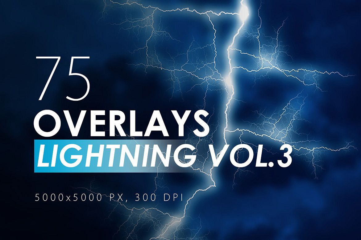 100 Lightning Overlays Vol. 3 example image 1