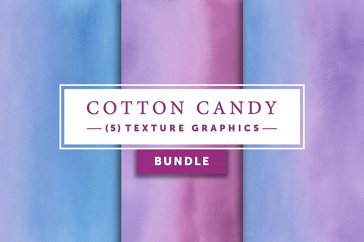Cotton Candy Bundle | Texture Graphics example image 1