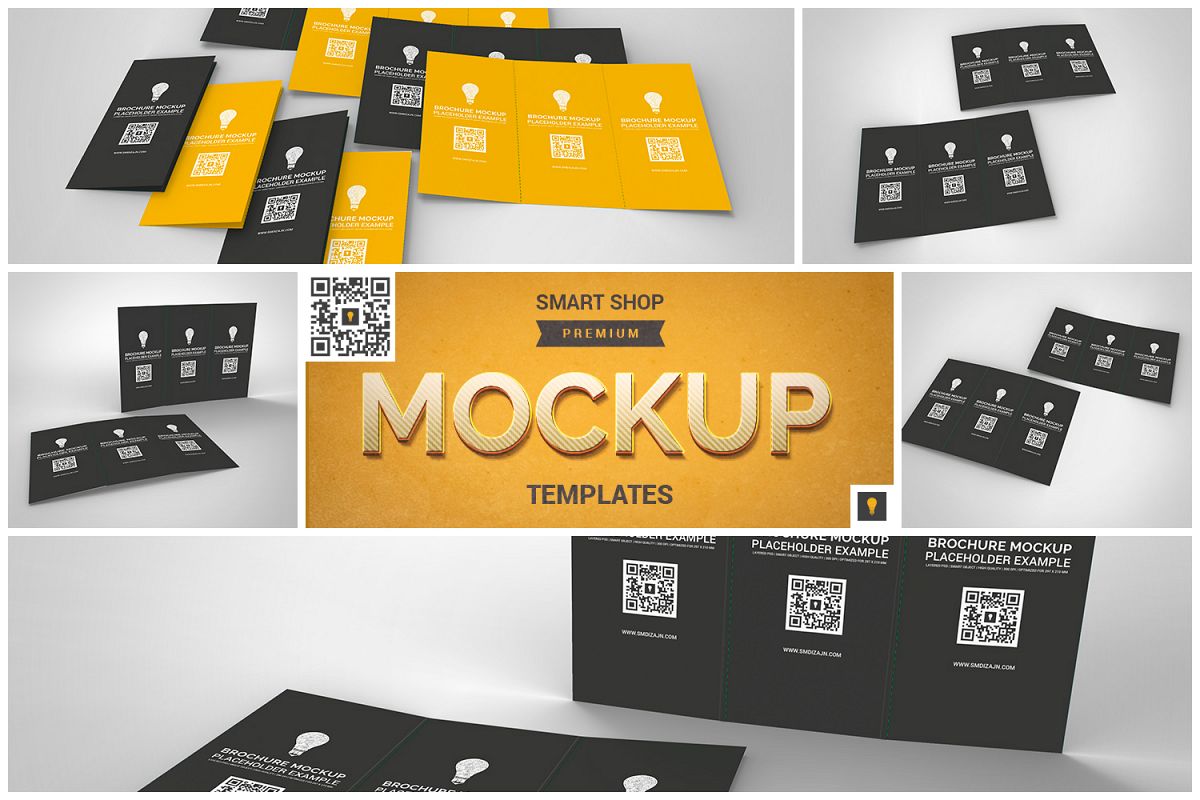 Brochure Trifold Mockup example image 1