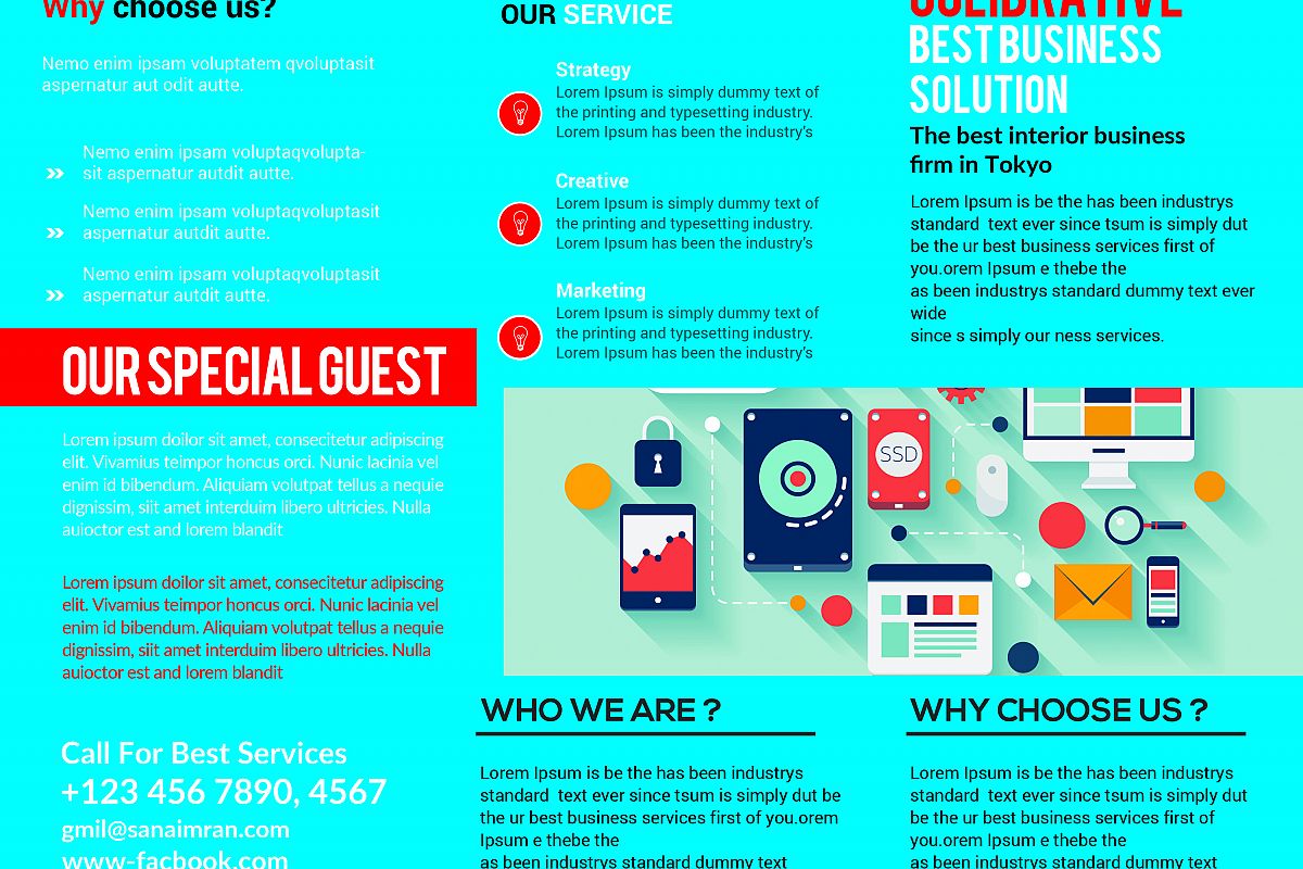 Tri Fold Brochure Template example image 1