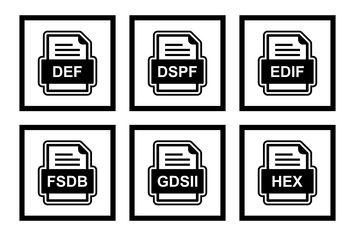 Set Of File Formats Icons example image 1