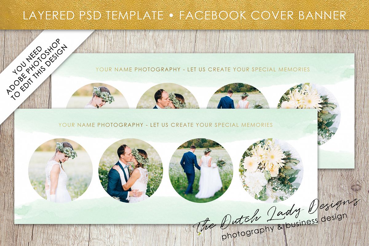 Photography Facebook Cover Banner Template - Design #13 example image 1