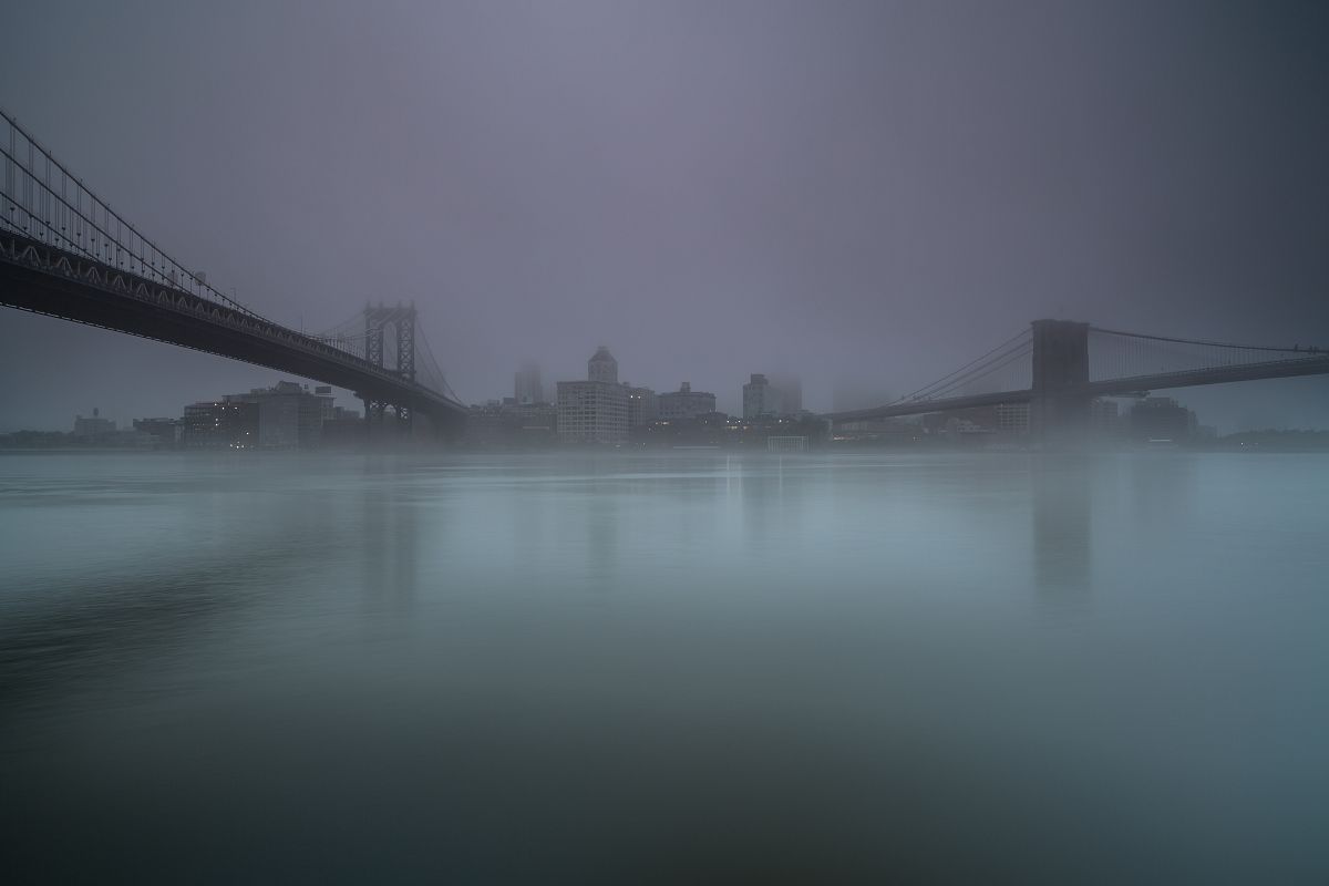 Foggy morning in Manhattan example image 1