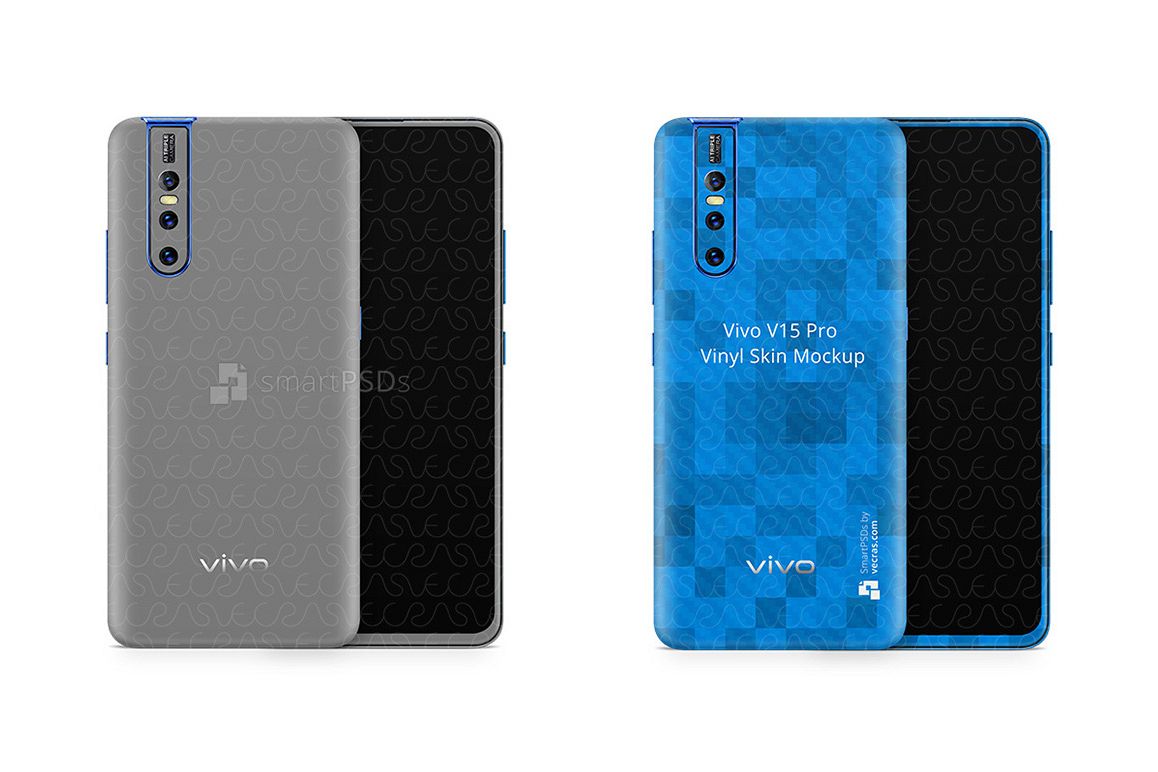 Vivo V15 Pro Vinyl Skin Design Mockup 2019 example image 1