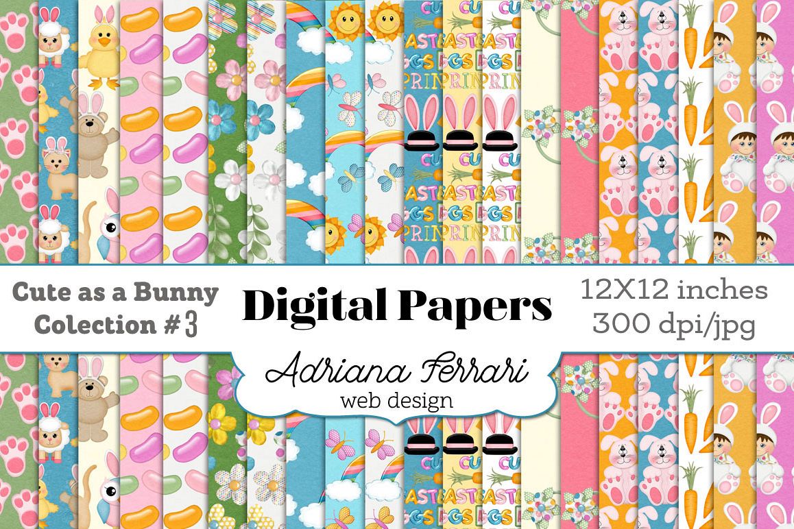 Cute as a Bunny Paper 3 example image 1