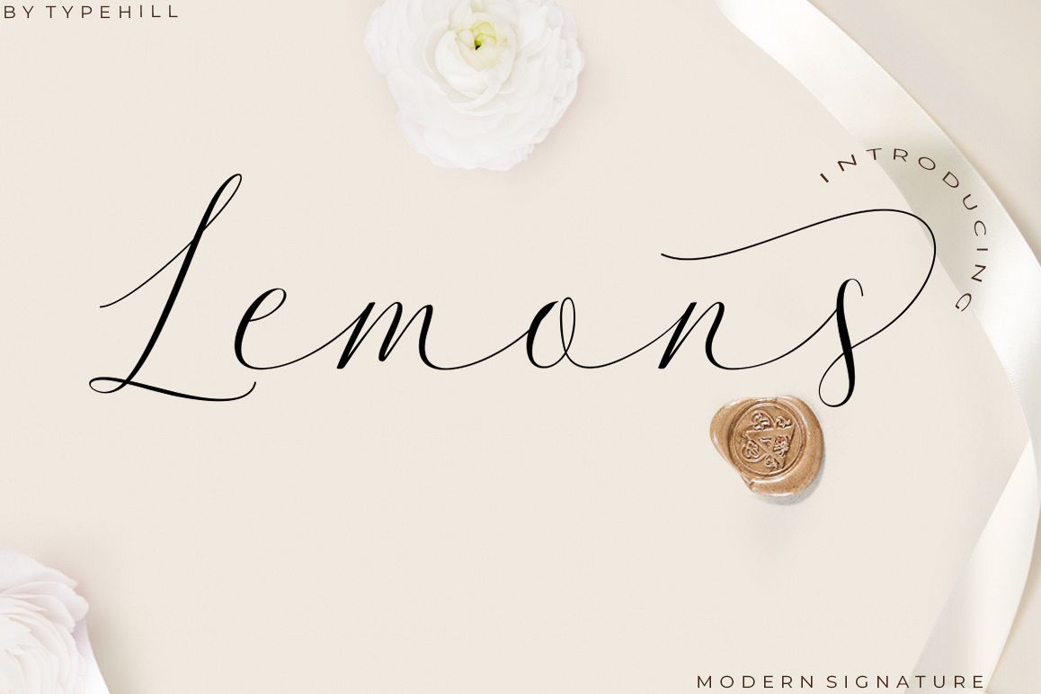 Lemons Font Trio example image 1