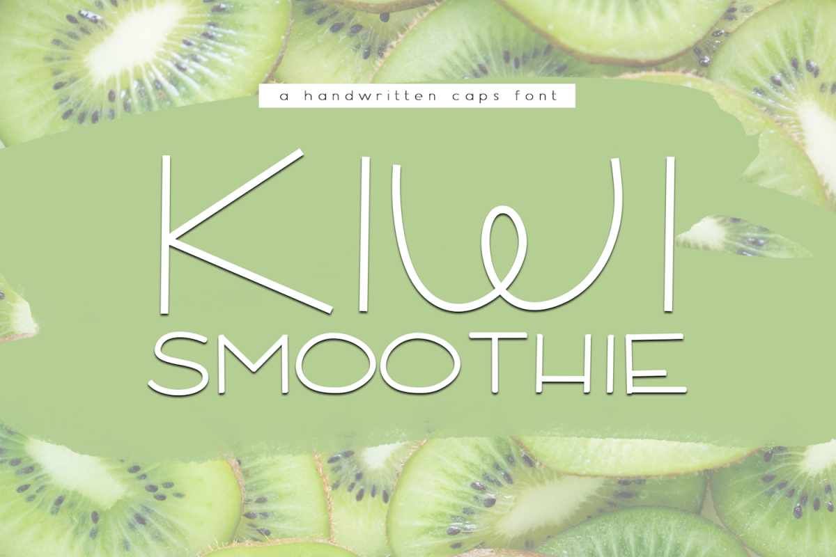 Kiwi Smoothie - A Fun Handwritten Font example image 1