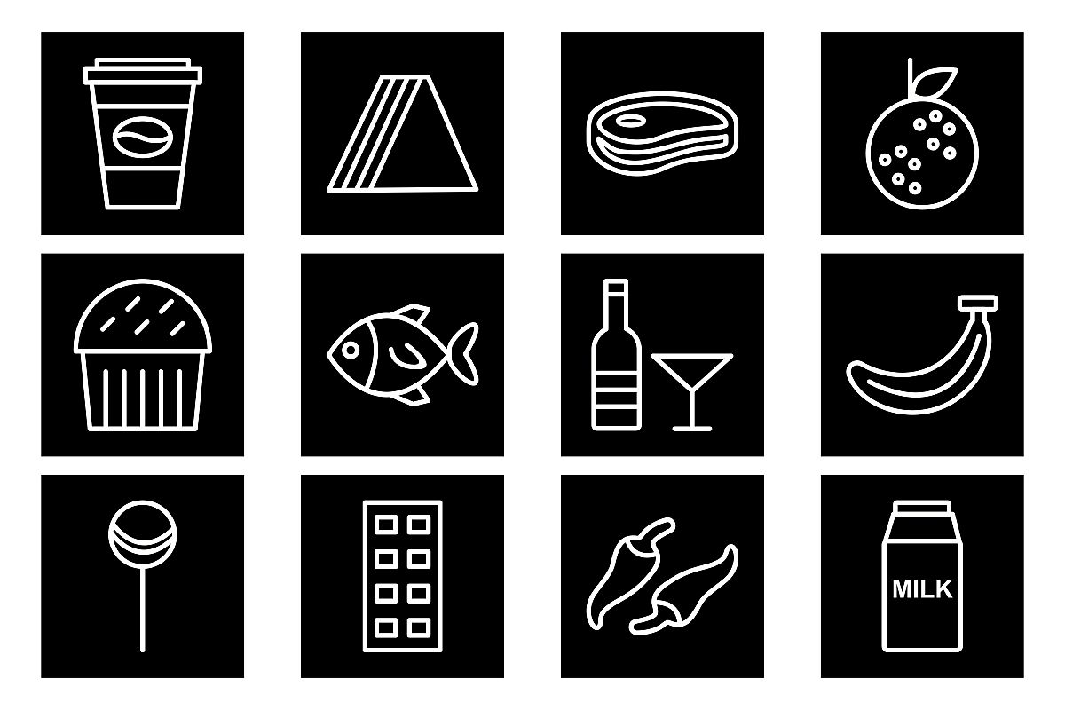 Set Of Food Icons example image 1