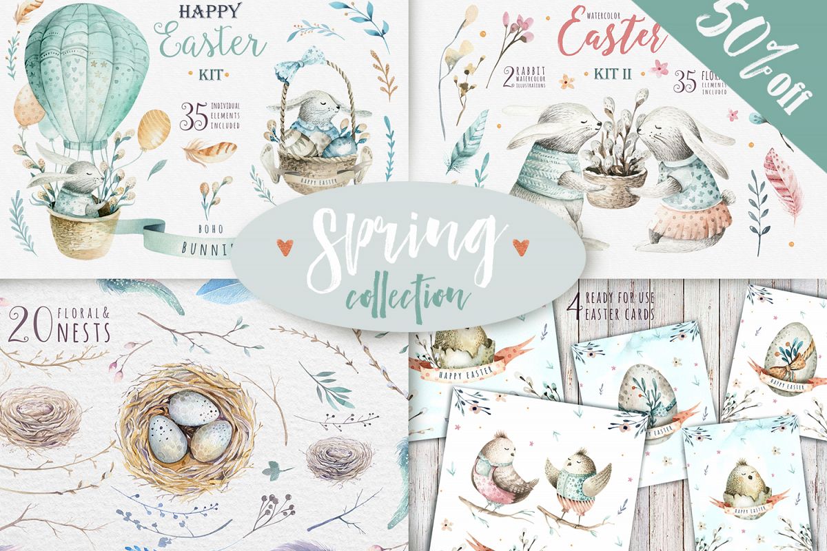 50% Spring &Easter collection example image 1