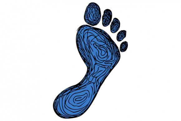 Footprint Drawing example image 1