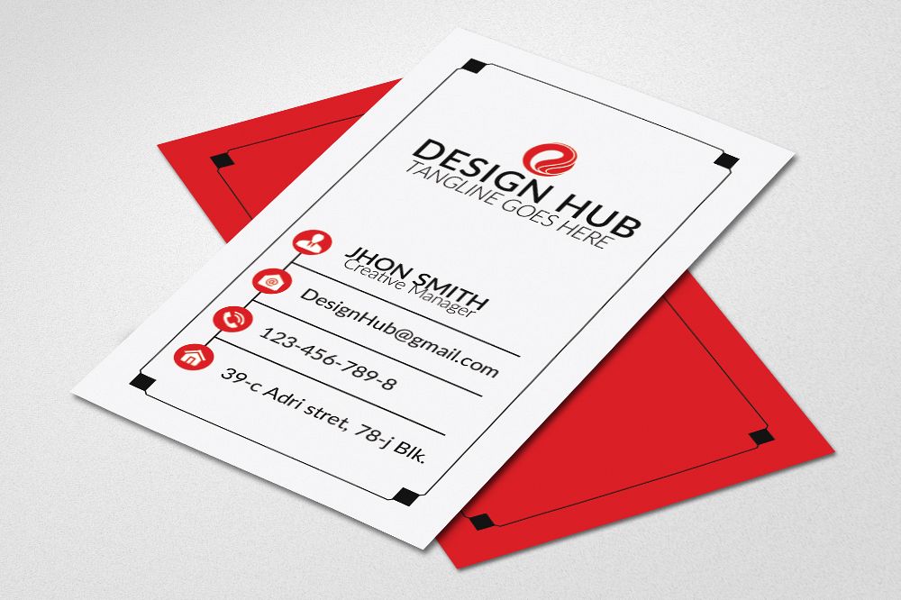 Vertical Business Cards example image 1